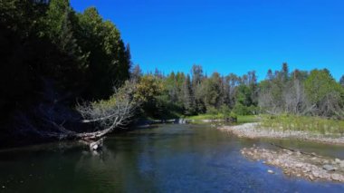 Michael 's Bay, Huron Gölü, Manitoulin Adası' ndaki Blue Jay Creek nehri doğa sever bir cenneti gözler önüne seriyor. Blue Jay Creek yolunda sakin bir yolculuk hayal edin. Uyumlu bir geri çekilme ve macera.