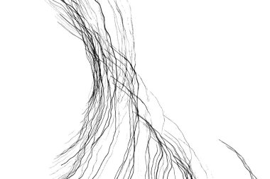 Soyut siyah beyaz arka plan. Kart olarak mürekkep dokusu karala. El çizimi illüstrasyon izi. Soyut ışık çizimleri. Kalem çizimi vuruşları. Tasarım elemanı lekesi. Vektör.