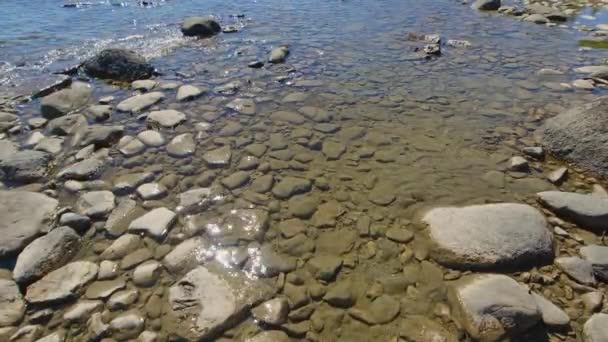 Michael Bay Waters Uhnízděný Severním Pobřeží Ostrova Manitoulin Lake Huron — Stock video