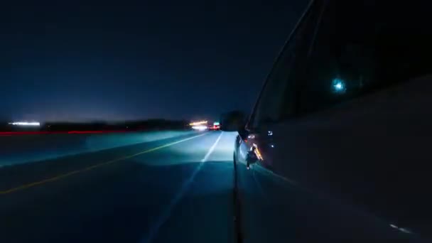 Время Вождения Такси Истекло Стороны Неузнаваемый Городской Трафик Стороны Транспортного — стоковое видео