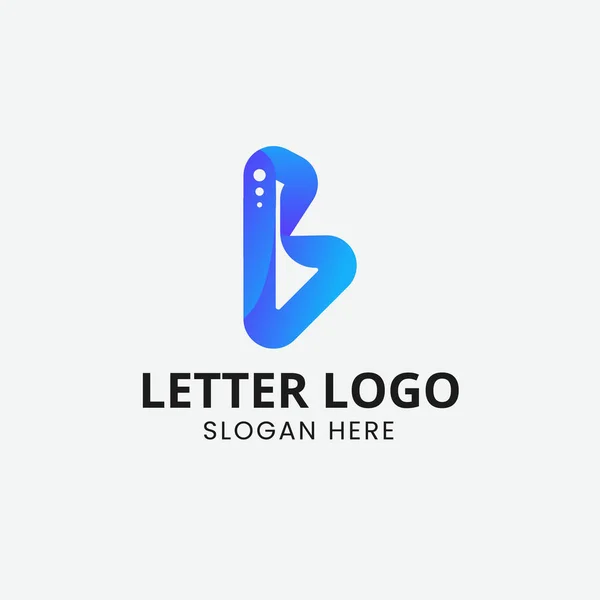 Bogstavet Logo Ikon Design Logo Form Brugbar Til Erhvervslivet Mennesker – Stock-vektor