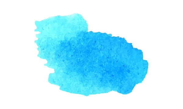 Salpicos Aquarela Azul Design Respingos Aquarela Abstrato Design Formas Criativas — Vetor de Stock
