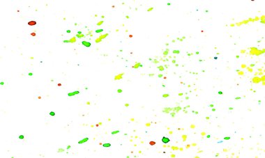 Noktalar suluboya arka plan tasarımı, renkli konfeti kutlama tasarımı. Suluboya gökkuşağı arkaplanı