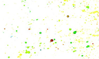 Noktalar suluboya arka plan tasarımı, renkli konfeti kutlama tasarımı. Suluboya gökkuşağı arkaplanı