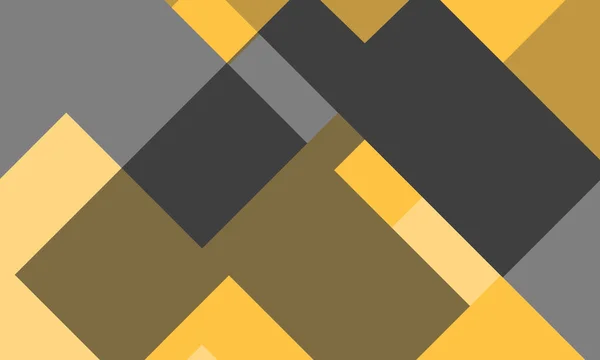 Elementlerle Soyut Siyah Sarı Arkaplan Modern Basit Sarı Turuncu Arka — Stok Vektör