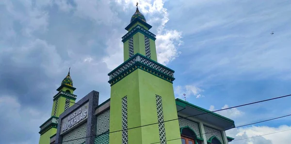 Magelang Indonesia Nov 2022 Bellezza Della Moschea Ikhlas Con Sfondo — Foto Stock