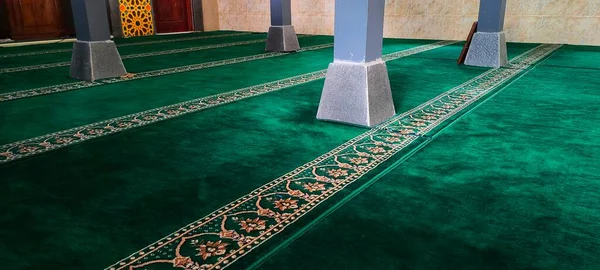 Interno Della Moschea Musulmana Vuota — Foto Stock