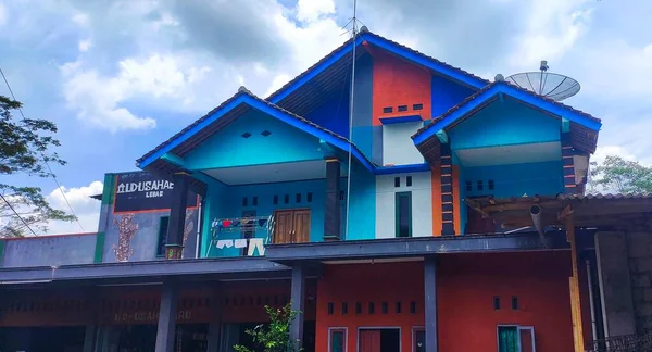 Grabag Ινδονησία Δεκεμβρίου 2022 Όμορφο Σπίτι Συννεφιασμένη Μέρα — Φωτογραφία Αρχείου
