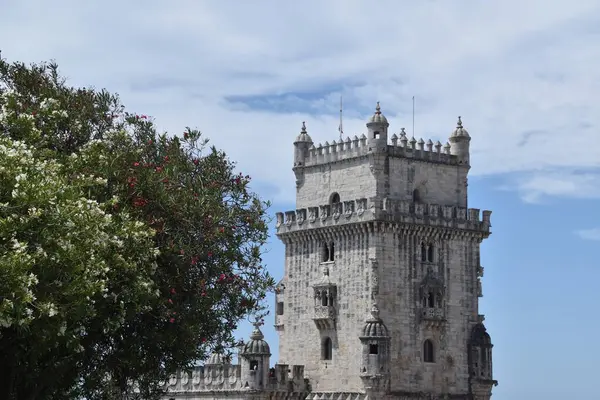 Belmtoren Portugees Torre Belm Een 16E Eeuwse Vesting Lissabon Portugal — Stockfoto
