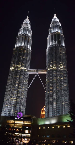 Die Petronas Twin Towers Sind Stöckige Superhochhäuser Kuala Lumpur Malaysia — Stockfoto
