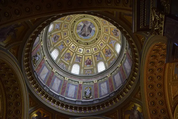 Dome Stephen Basilica Budapest Hungary — Stock Photo, Image