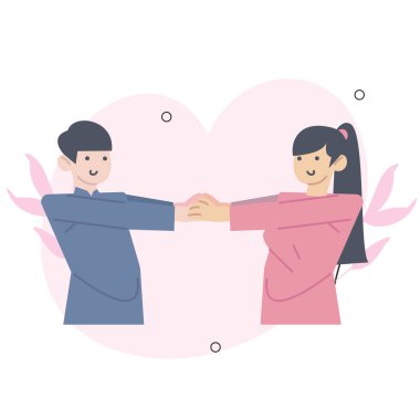 Sevgililer Günü konsepti izole edilmiş insan durumları. Romantik bayramı kutlayan insanların olduğu sahneler koleksiyonu, randevuda çiftler, aşk ilişkisi. Mega set. Düz tasarımda vektör illüstrasyonu