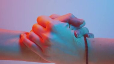Friendly handshake at the meeting 4k Cinematic