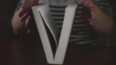 The Prophetic Scripture Tells the Way and Guides You Through Life The Book Is Revealed by the Fall Cinematic Slow Motion