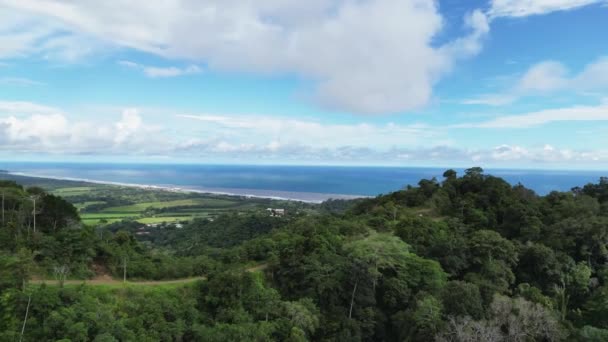 Luftaufnahmen Von Einer Drohne Schöne Landschaft Zum Meditieren Horizontale Aufnahmen — Stockvideo