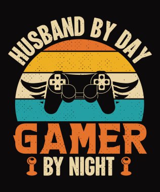 Oyuncuların tişört tasarımı için doğmuş beyaz arkaplan içinde oyun yastığı eski illüstrasyonları olan 