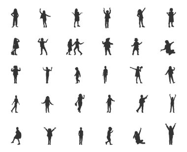 Çocukların silueti, çocukların silüeti, çocukların silüeti, çocuk aktiviteleri silueti, Çocuklar Svg, Çocuk vektörü