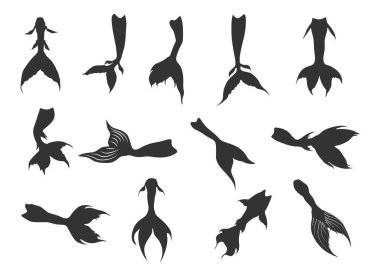 Deniz kızı kuyruğu silueti, kuyruk silueti, deniz kızı kuyruğu SVG, deniz kızı kuyruğu çizimi.