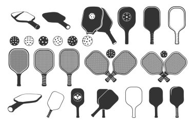 Pickleball raketi ve top silueti, Pickleball demeti silueti, beat svg ile Pickleball, Pickleball raket silueti, Pickleball logosu, Pickleball silueti. 