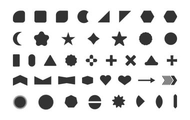 Temel şekil svg, Temel şekil silueti, Temel şekil kümesi, Şekil svg, Basit şekil svg, Temel şekil vektör kümesi, Temel şekil demeti 