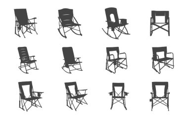 Sallanan sandalye, sallanan sandalye silueti, kamp sandalyesi silueti, kamp sandalyesi svg, kamp sandalyesi svg, kamp sandalyesi svg, sallanan sandalye svg, kamp koltuğu illüstrasyonu. 