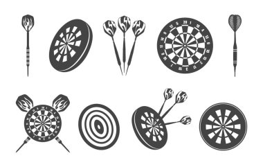 Dart svg, Dart silueti, Dart simgesi, Dart logosu, Dart vektör demeti.