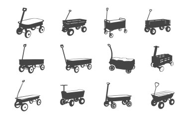 Wagon svg, Wagon silueti, Toy wagon svg, Toy wagon silueti, Wagon vektör demeti, Wagon clipart, Wagon simgesi.