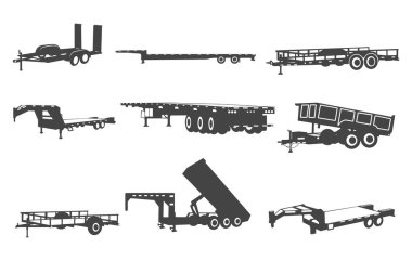 Büyük teks karavanları svg, Büyük teks karavan vektörü, Flatbed treyler svg, Büyük teks karavan silueti, araba karavanı svg, Flatbed karavan silueti, Flatbed yarı kamyon svg.
