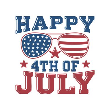 4 Temmuz kutlu olsun, 4 Temmuz Tişört Tasarımı mutlu 4 Temmuz vektörü, Bağımsızlık Günü Svg.