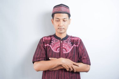 Asyalı Müslüman adam 