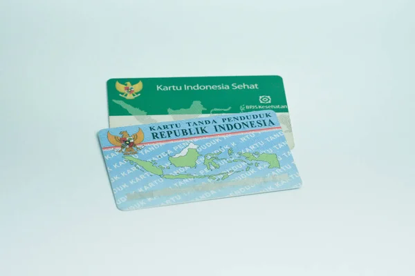 Balikpapan Indonésia Março 2022 Kartu Indonesia Sehat Kis Indonesia Health — Fotografia de Stock