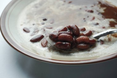 Geleneksel Çin tatlısını kapat, Babao lapası. Kırmızı Fasulye Çorbası, Asya Tatlısı