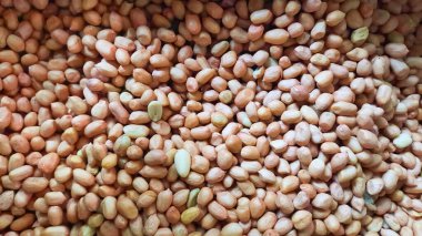 Üst görünüm yer fıstıkları arka plan ve doku olarak