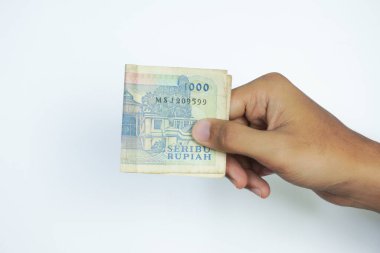 Eski Endonezya rupia parası ya da eski para. Eski 1000 rupiah banknotları,