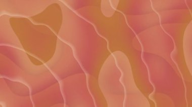 Renkli Turuncu Dalga Arkaplan Tasarımı, Akan Turuncu Şablon Şablonu