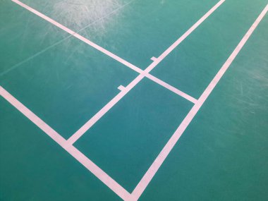 boş köşe badminton saha çizgisi