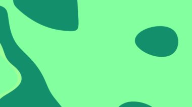 Soyut tasarımlar, çevre kavramları veya modern grafik projeleri için ideal yeşil ve koyu yeşil şekiller.