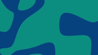 Mavi ve yeşil renkli soyut şekiller, arka planlar, dijital tasarımlar ve modern estetik sanatsal projeler için mükemmel..