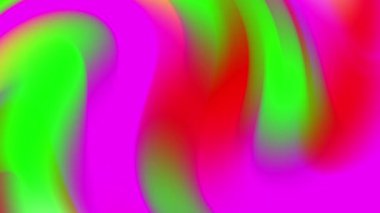 Pembe, yeşil, kırmızı ve sarı eğimli soyut bir arkaplan. Sunumlar, web siteleri, afişler ve sosyal medya grafikleri için elverişli.