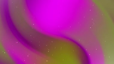 Mor ve yeşil girdaplar ve dağınık noktalar. Canlı arka planlar, dijital tasarımlar ve soyut sanatsal projeler için ideal.