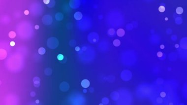 Mor ve mavi arkaplan, dağınık parlak daireler, mistik bir dokunuş gerektiren fütüristik ya da modern tasarım projeleri için uygun..