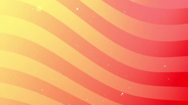 Turuncu ve sarı kavisli çizgileri ve küçük beyaz noktaları olan soyut bir arkaplan. Grafik tasarım projeleri veya canlı web arkaplanları için harika.