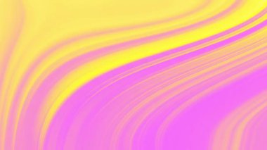 Pembe ve sarı kıvrımlı çizgiler modern tasarımlar, duvar kağıtları, dijital sanat, web grafikleri ve sanatsal projeler için uygun soyut arkaplan.