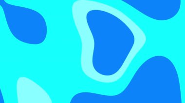 Soyut mavi ve cyan şekiller, modern sanatsal projeler, web tasarımı, markalaşma materyalleri ve dijital arka planlar için idealdir..