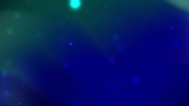 Arkaplanda mavi parlayan parçacıklar; tasarım projelerinde teknoloji, bilim, soyut kavramlar veya gelecek temalar için uygun.