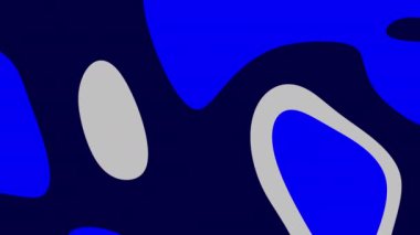 Lacivert üzerinde soyut mavi gri şekiller. Sanat eserleri, web tasarımı, arka planlar ve modern grafik projeleri için uygundur.