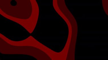 Modern tasarımlar için siyah arkaplanda kırmızı soyut şekiller. Grafik tasarımı, web arkaplanı, poster sanatı ve sosyal medya görselleri.