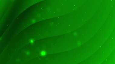 Parlak yeşil benekli koyu yeşil kıvrımlar. Teknoloji ya da doğa temalı tasarımlar, posterler ya da sunumlar için uygun soyut arkaplan.