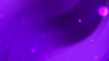 Parlayan parçacıklar ve nazik eğrilerle mor ışıltılı zemin, soyut arkaplan, dijital sanat veya zarif tasarım projeleri için uygun.
