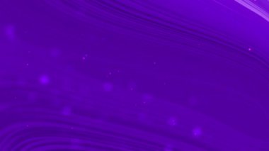 Mor dalgalar ve pembe parlak parçacıklar enerji ve renge ihtiyaç duyan tasarım projeleri için canlı bir zemin oluşturur. Arkaplan, pankart ve sunumlar için uygun.